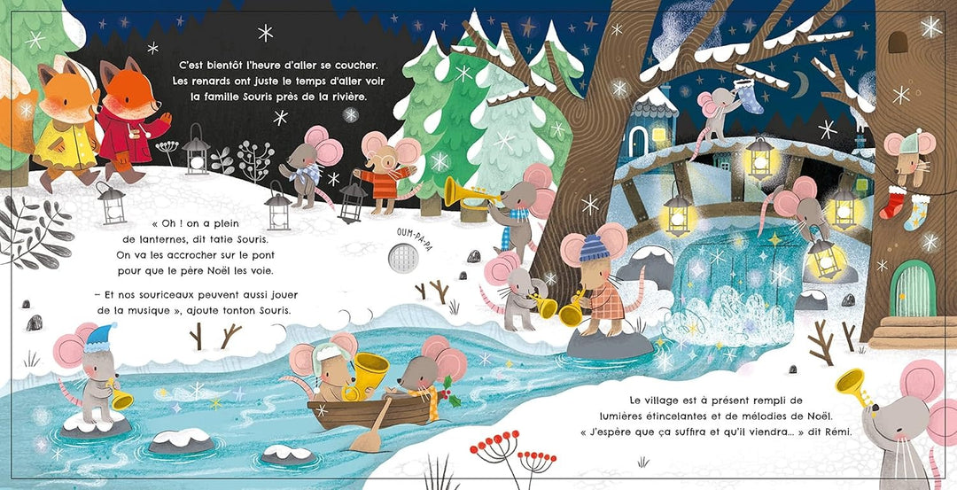 Usborne - Livre Sonore et Lumineux, Noël