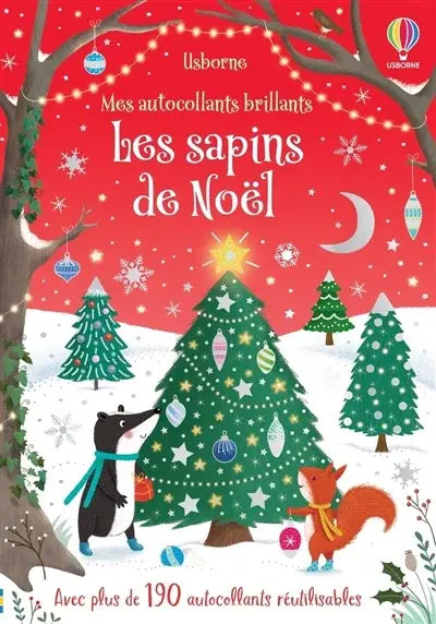 Usborne - Mes 190 Autocollants Brillants, Les Sapins de Noël