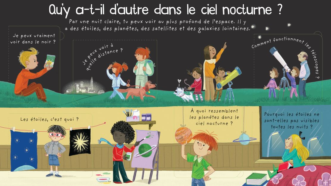 Usborne - Book, Pourquoi Il Fait Noir la Nuit?