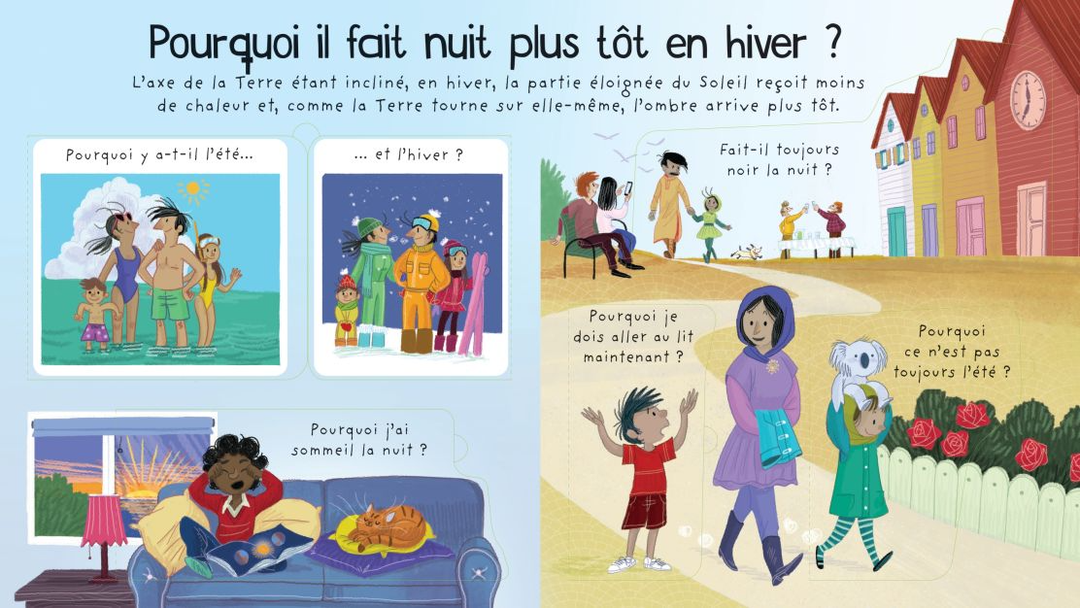 Usborne - Livre, Pourquoi Il Fait Noir la Nuit?