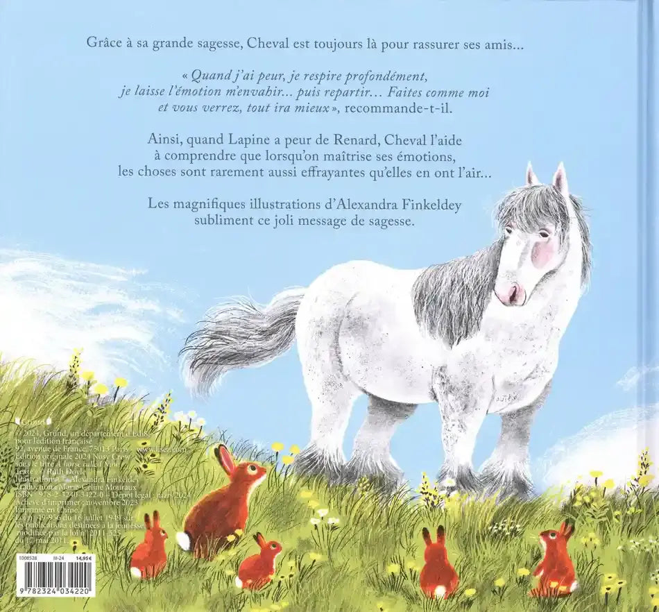 Éditions Gründ - Livre, La Sagesse de Cheval, 3 ans et +