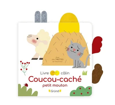 Éditions Gründ - Livre Coucou-Caché, Petit Mouton, 6 mois et +