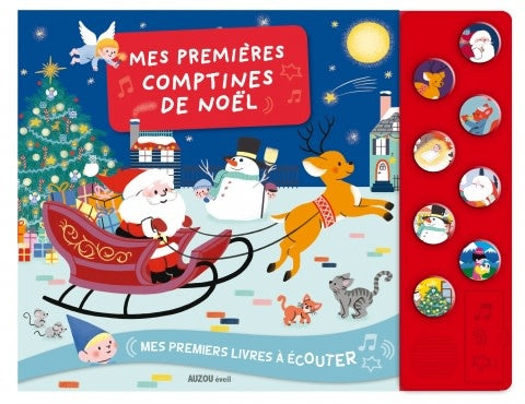 Auzou - Livre Sonore, Mes Premières Comptines de Noël