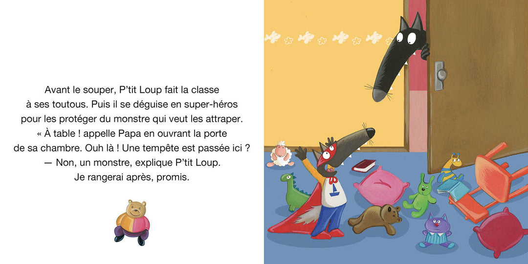 Livre, P'tit Loup ne Veut pas Ranger