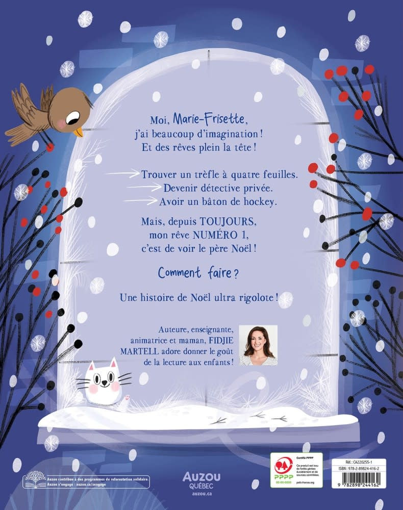 Auzou - Livre, Je Veux Attraper le Père Noël, 3 ans et +