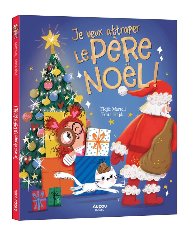 Auzou - Livre, Je Veux Attraper le Père Noël, 3 ans et +