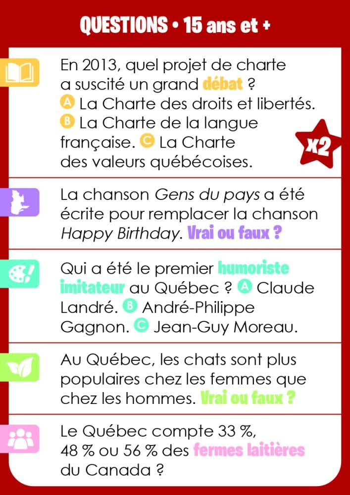 Auzou - Jeu Le Grand Quiz du Québec