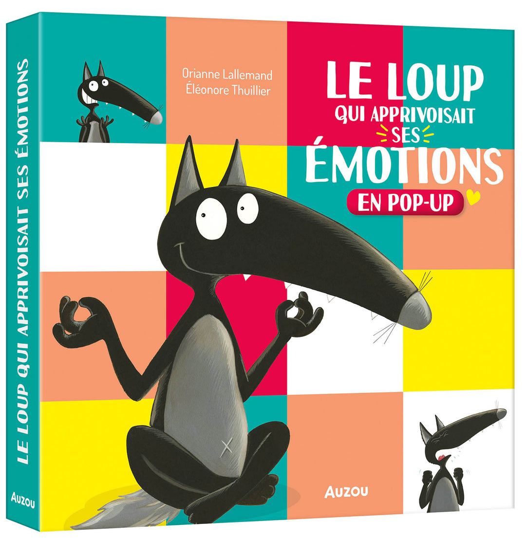 Auzou - Livre, Le Loup qui Apprivoisait ses Émotions en Pop-Up, 3 ans et +