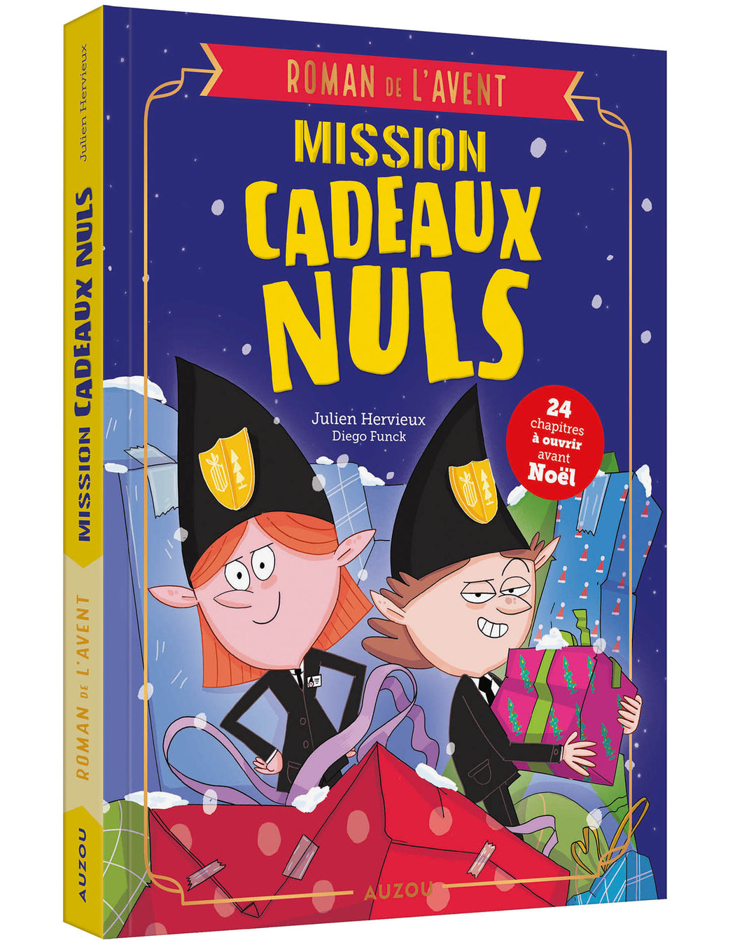 Auzou - Roman de l'Avent, Mission Cadeaux Nuls, 9 ans et +