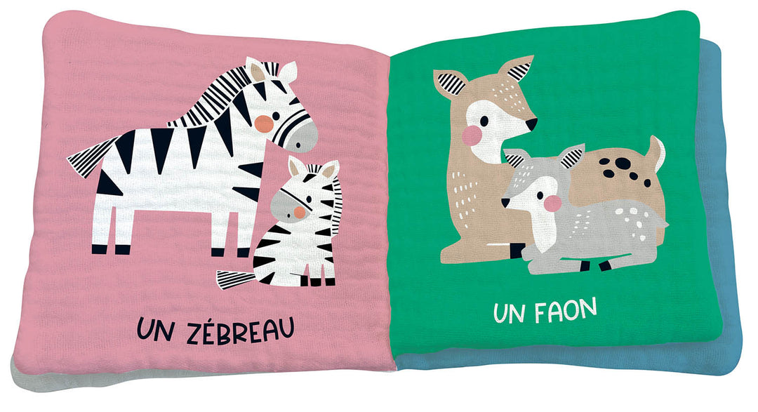 Auzou - Mon Premier Livre en Tissu, Les Bébés Animaux