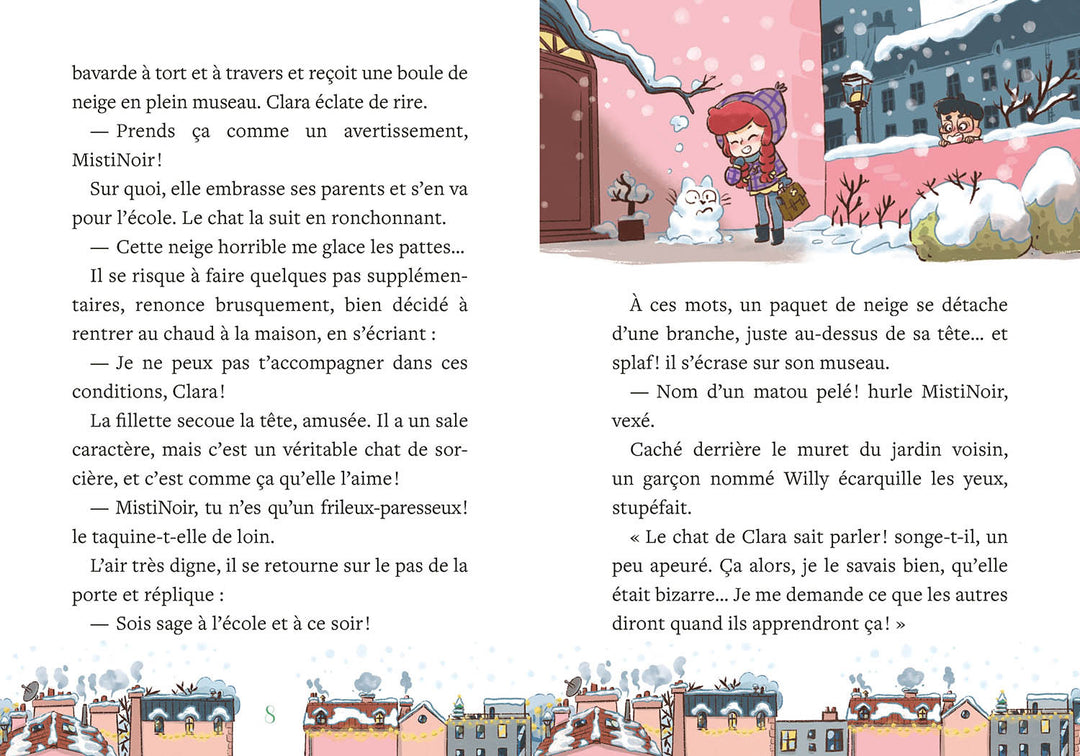 Auzou - Mon Roman de l'Avent, Le Noël de Clara la Petite Sorcière, 6 ans et +