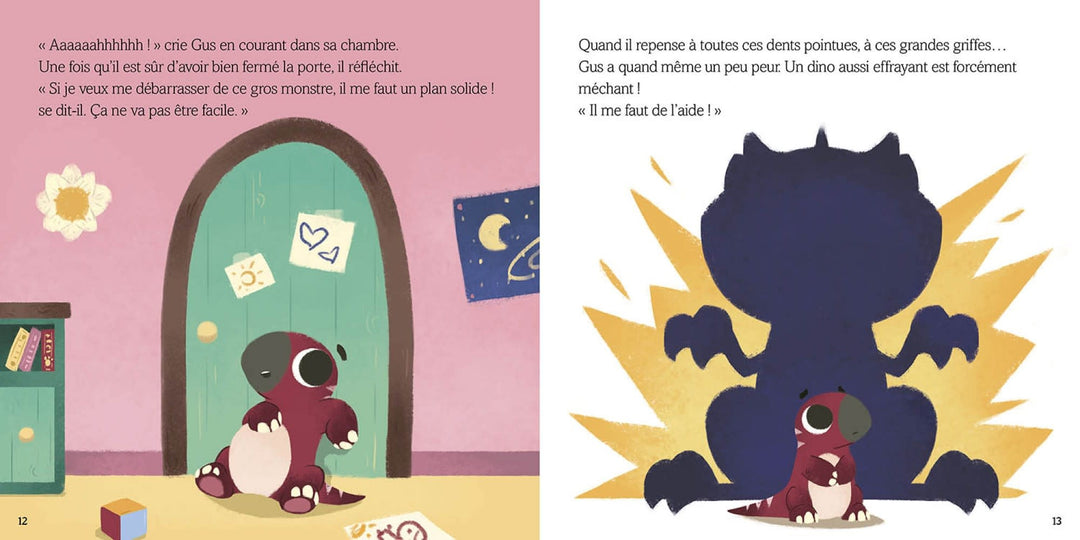 Auzou - Livre, Gus ne Veut pas de Dino-Sitter, 3 ans et +