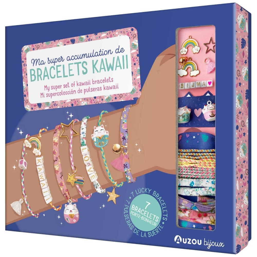 Auzou - Coffret Bijoux, Ma Super Accumulation de Bracelets Kawaii