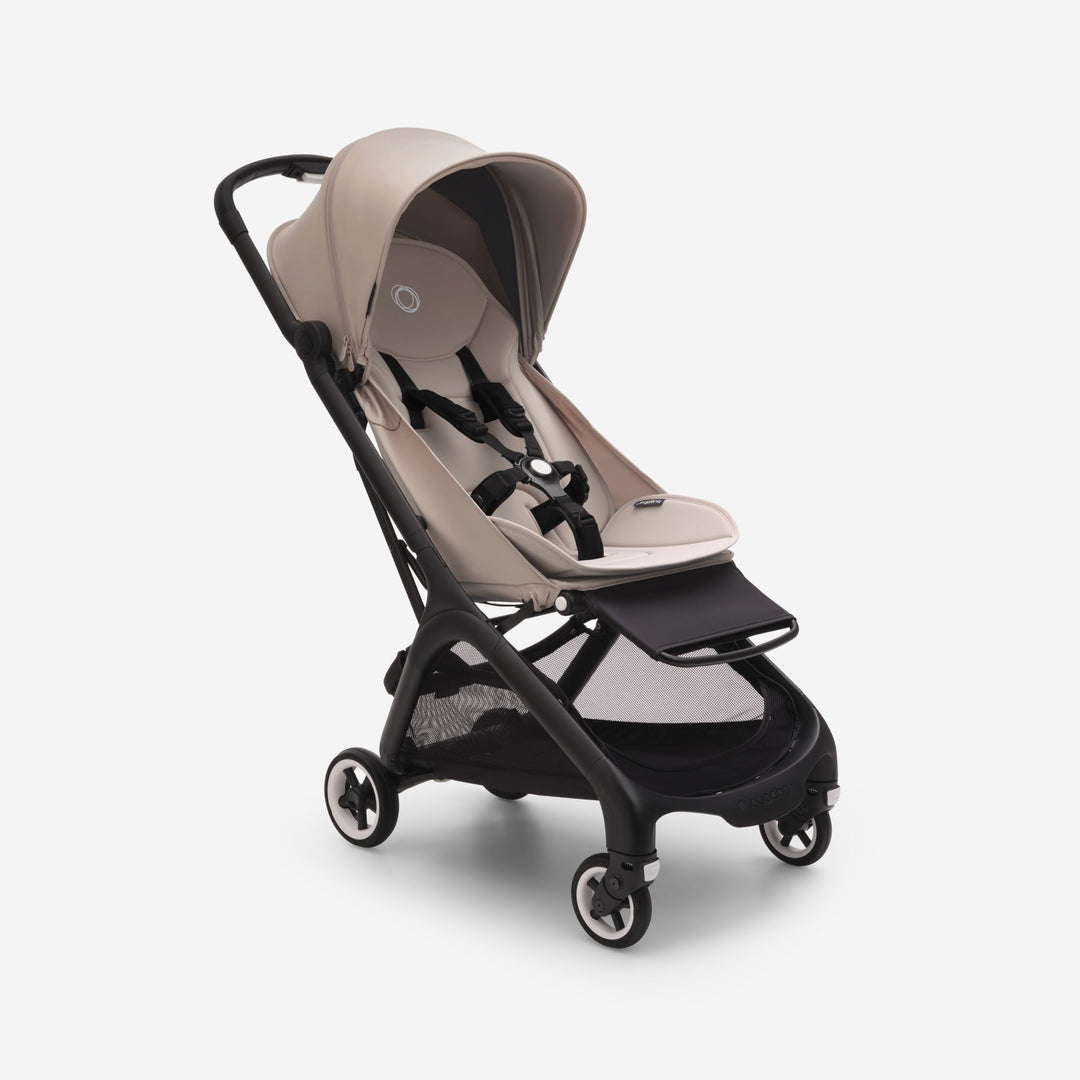 Butterfly - Ensemble Poussette Ultra-Compacte et Essentiels pour Grande Famille, Désert Taupe