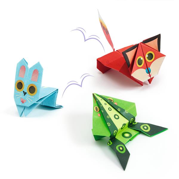 Ensemble pour Origami, Animaux Sauteurs