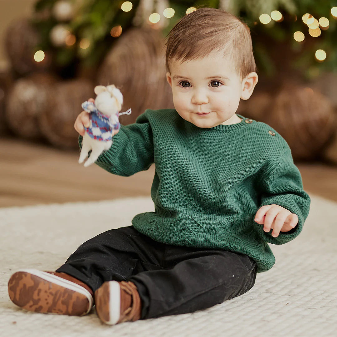 Petit Lem - Ensemble Chandail en Tricot et Pantalon, Pins