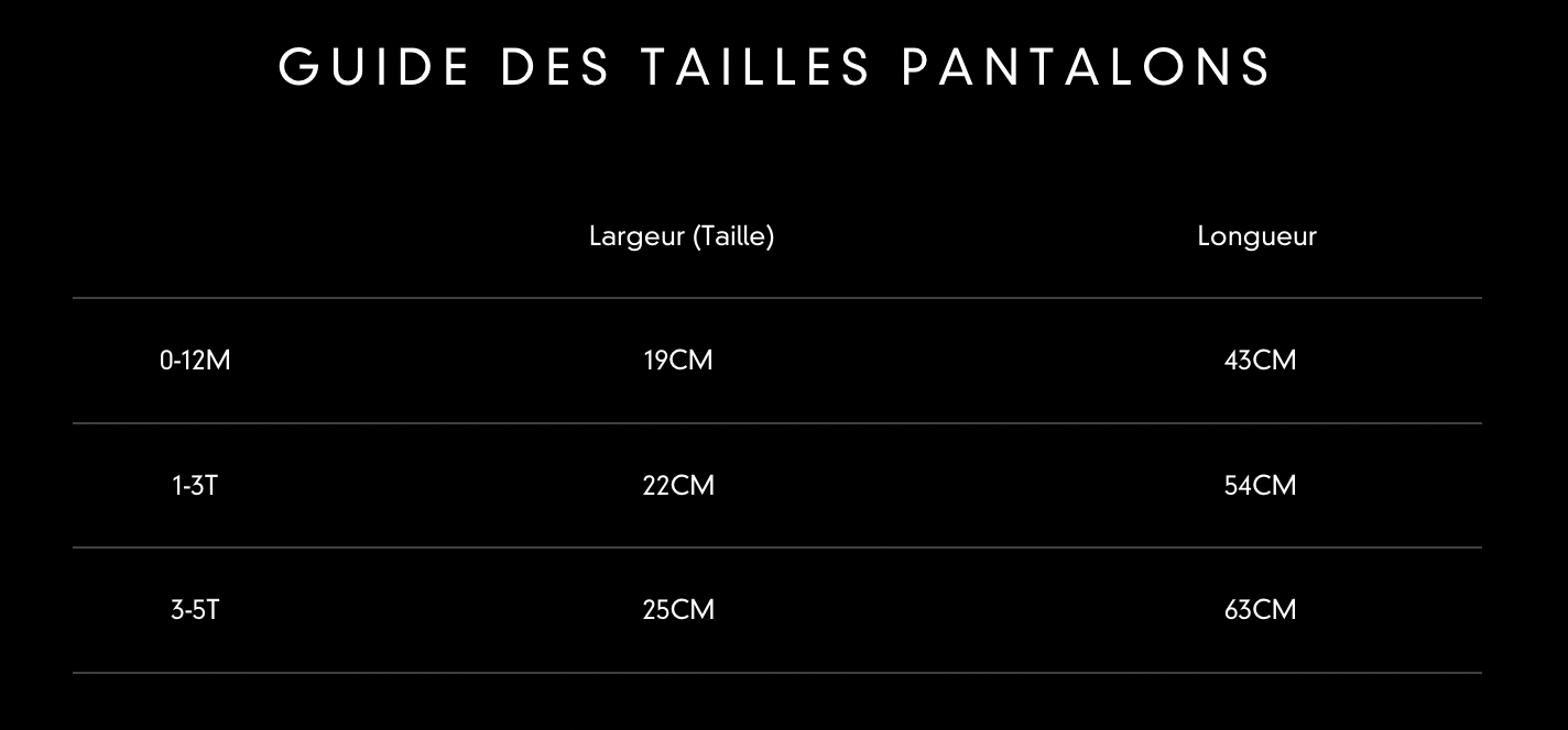 Size Chart Image