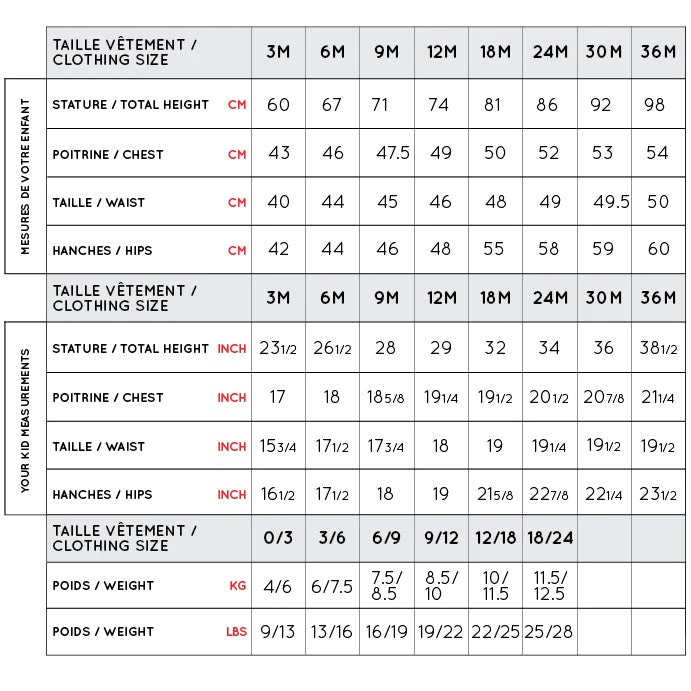 Size Chart Image