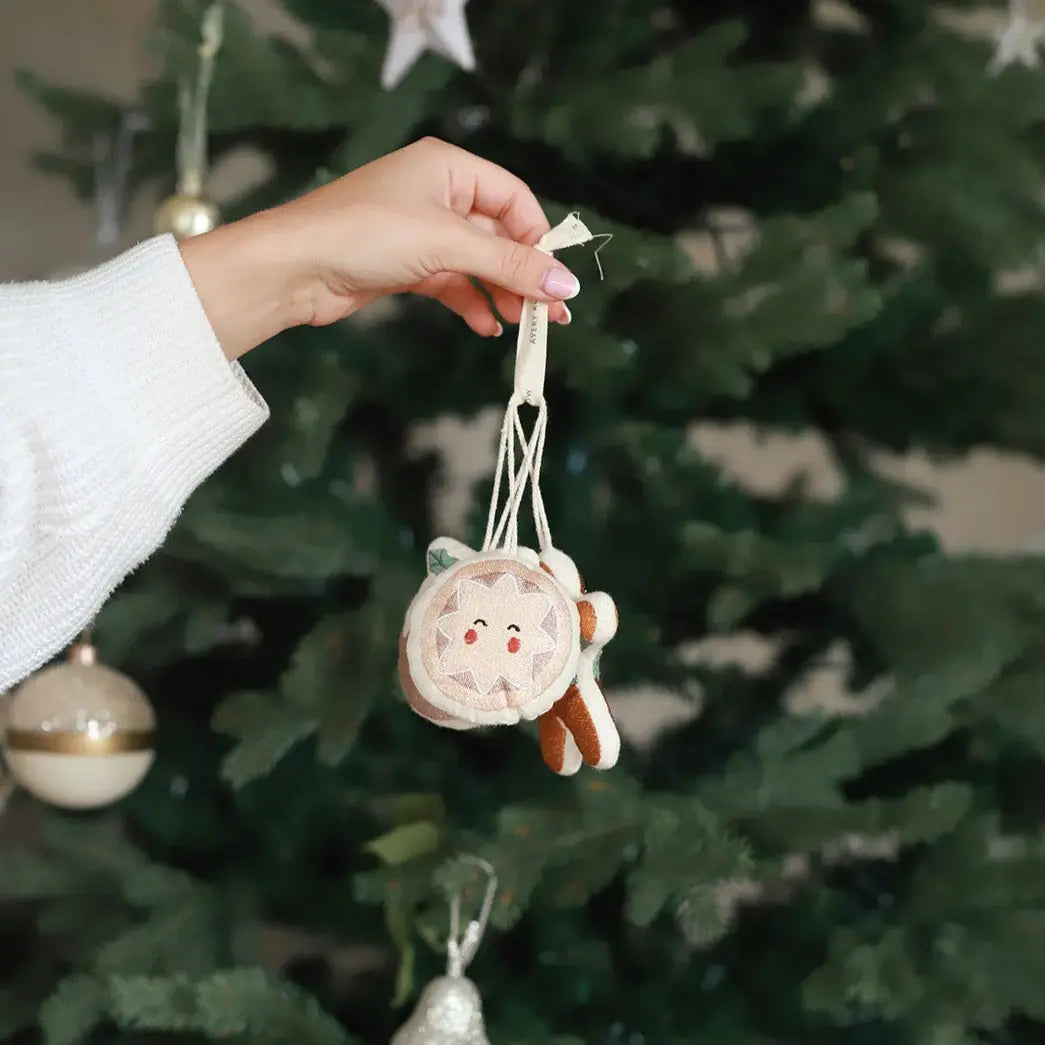 Ensemble de 3 Décorations de Noël, Maison en Pain d'Épices