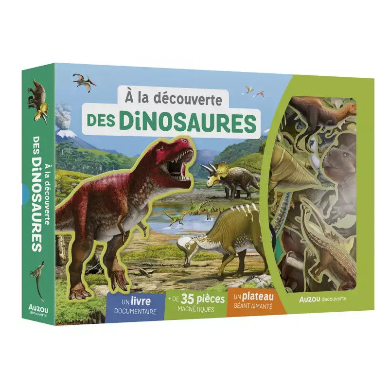 Auzou - Coffret Documentaire, À la Découverte des Dinosaures