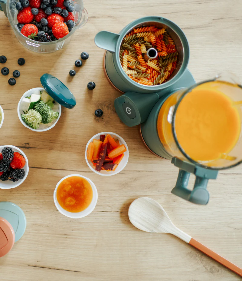 Station de Repas Duo en Verre