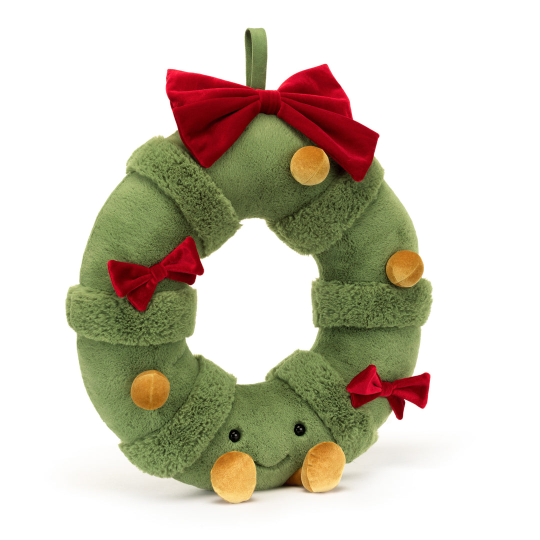 Jellycat - Couronne de Noël Décorée 17"