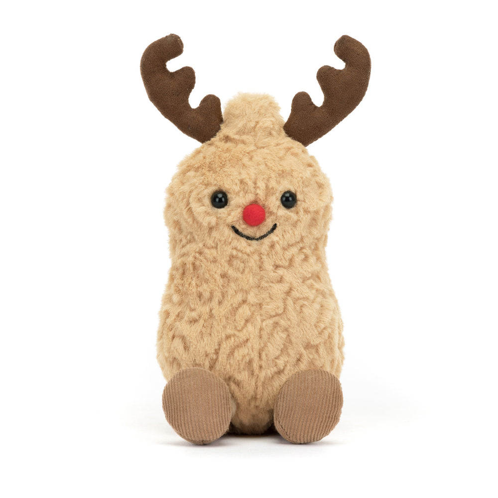 Jellycat - Arachide Amusante en Costume de Renne 6"