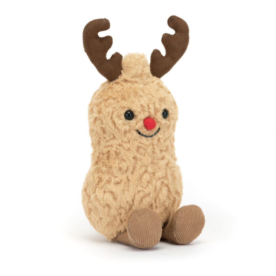 Jellycat - Arachide Amusante en Costume de Renne 6"