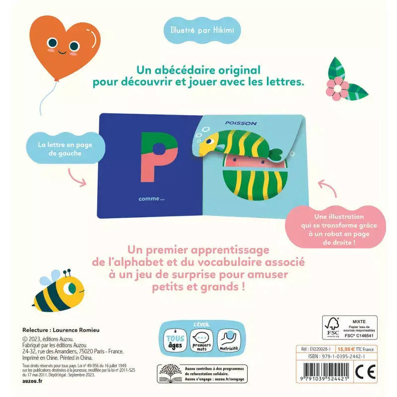 Livre à Flaps, ABC Surprise!, 2 ans et +