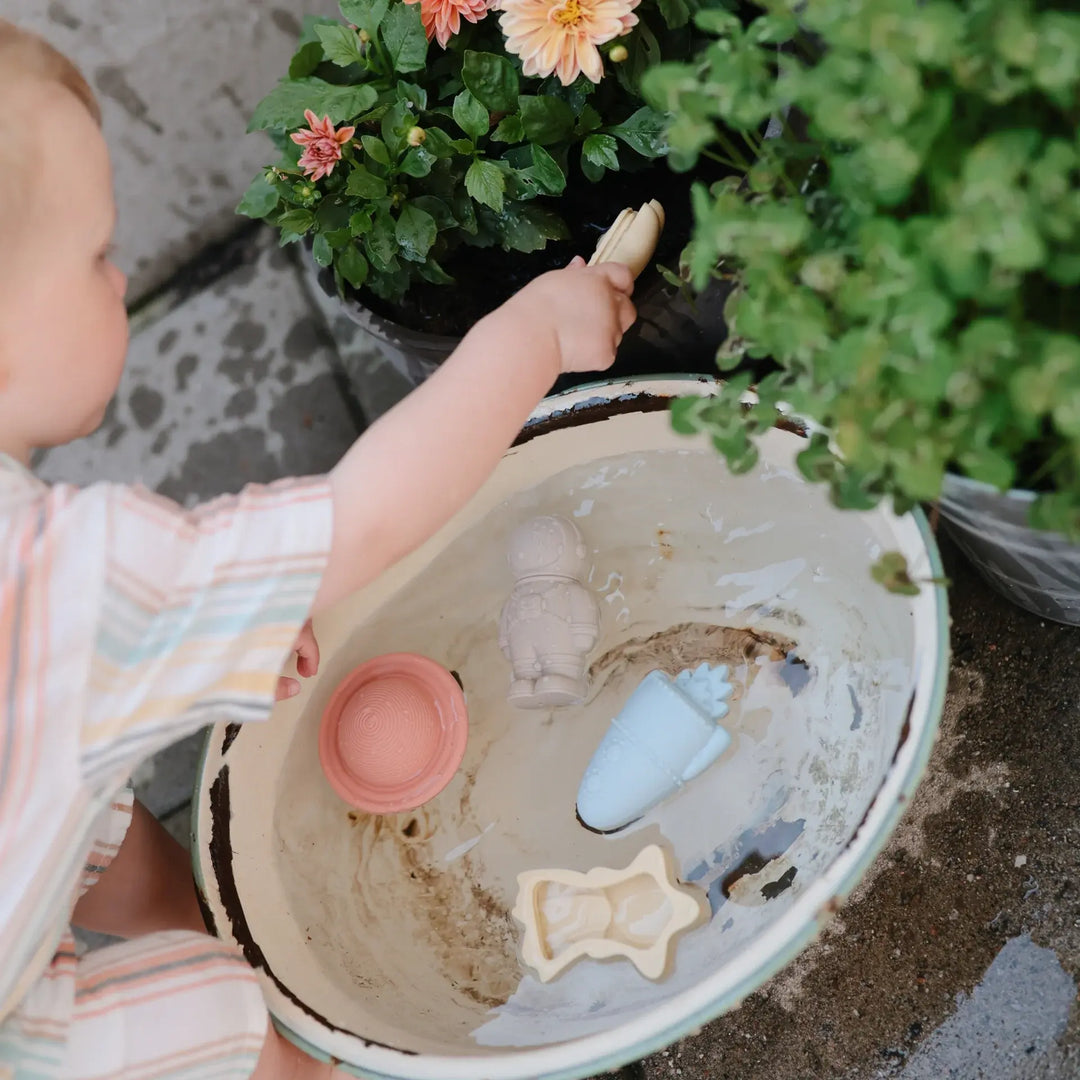 Mushie - Jouets pour le Bain en Silicone, Espace