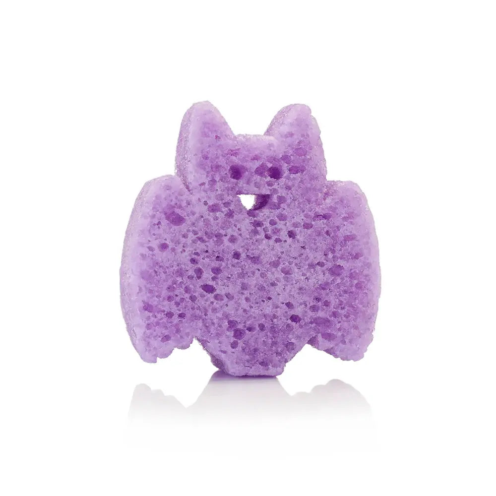 Spongellé - Éponge de Corps Infusée de Gel Douche, Chauve-Souris