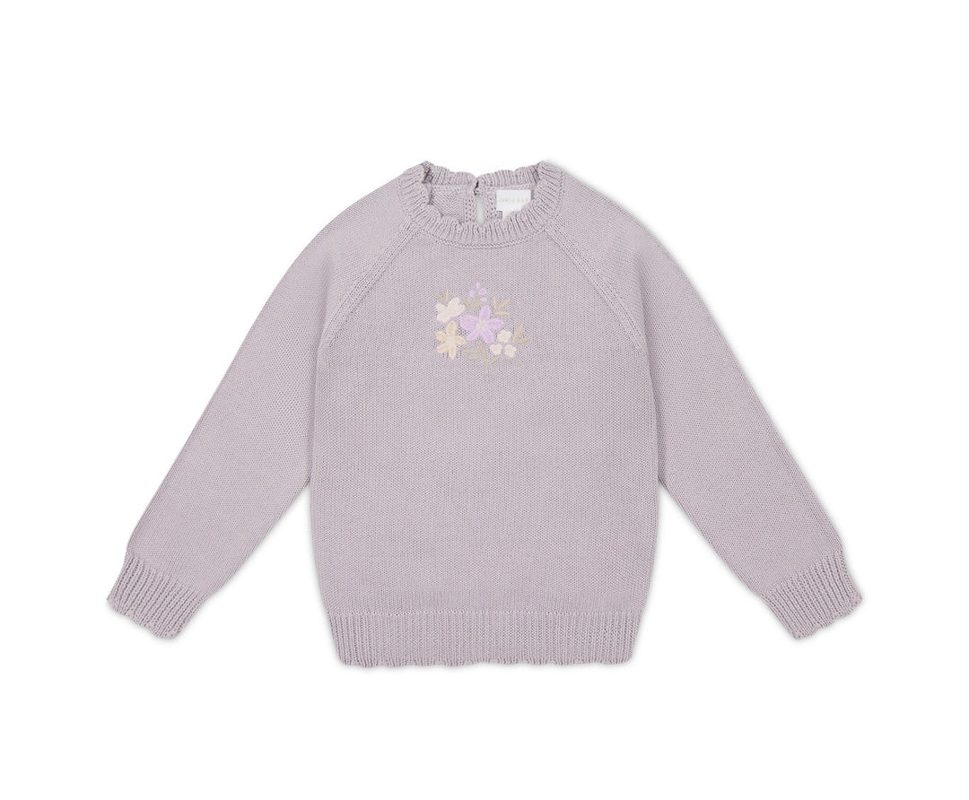 Jamie Kay - Chandail en Tricot Audrey, Bouquet Lilas