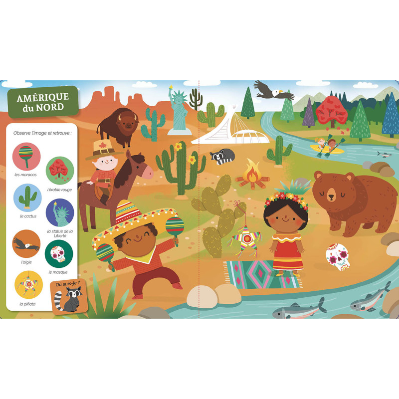 Auzou - Look and Find Book for Little Ones, La Jungle et la Savane