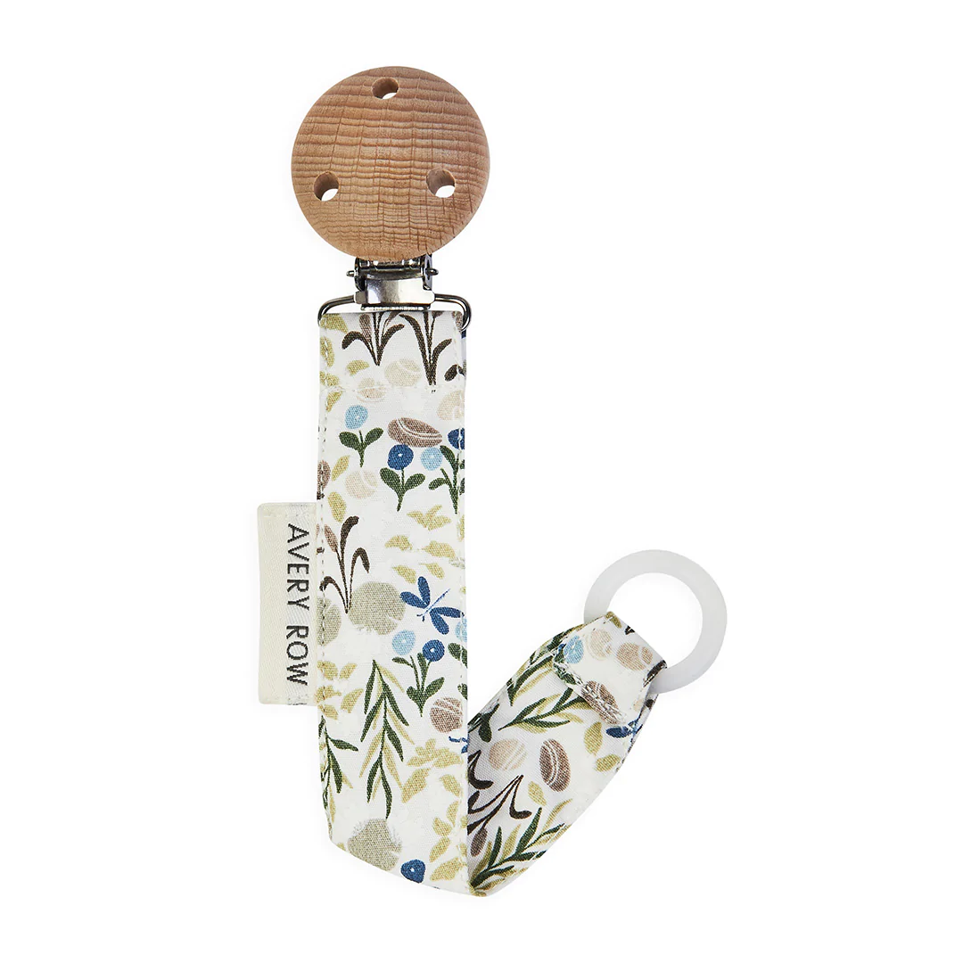 Avery Row - Pacifier Holder, Riverbank