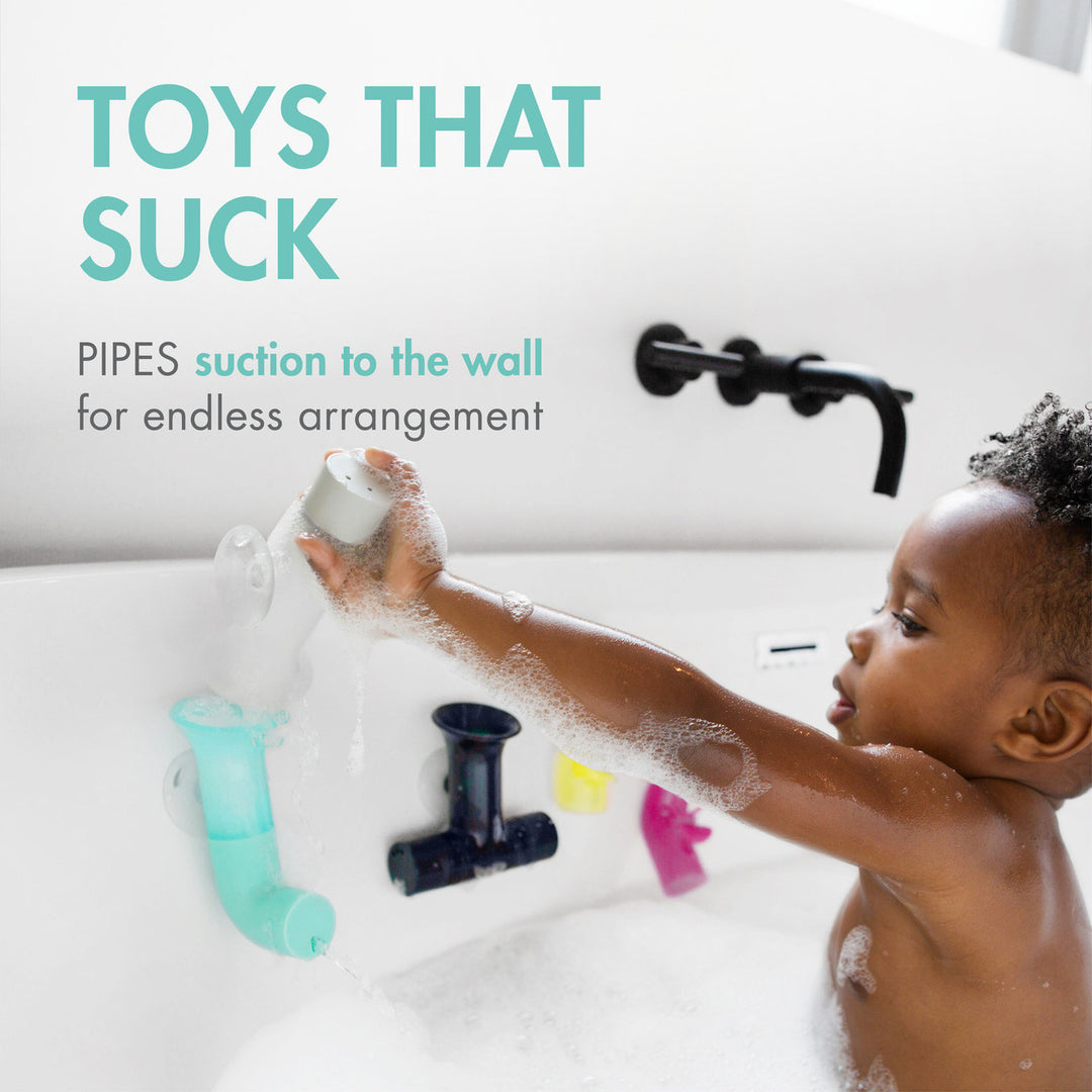 Boon - Pipes Building Bath Toy, Multicolour