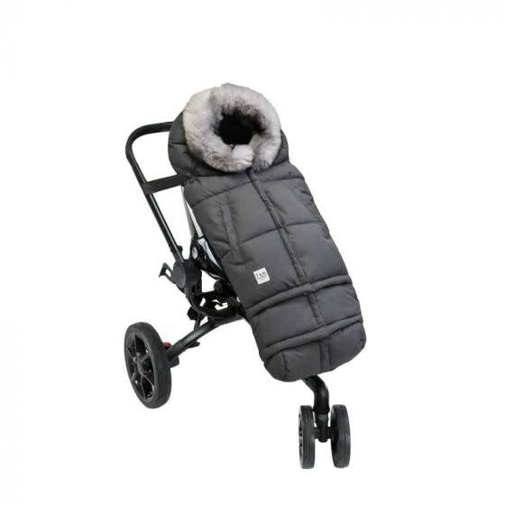 7A.M. - Blanket 212 Evolution Footmuff, Heather Grey Faux Fur