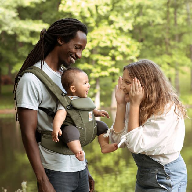 Ergobaby - Porte-Bébé Omni Breeze, Vert Olive