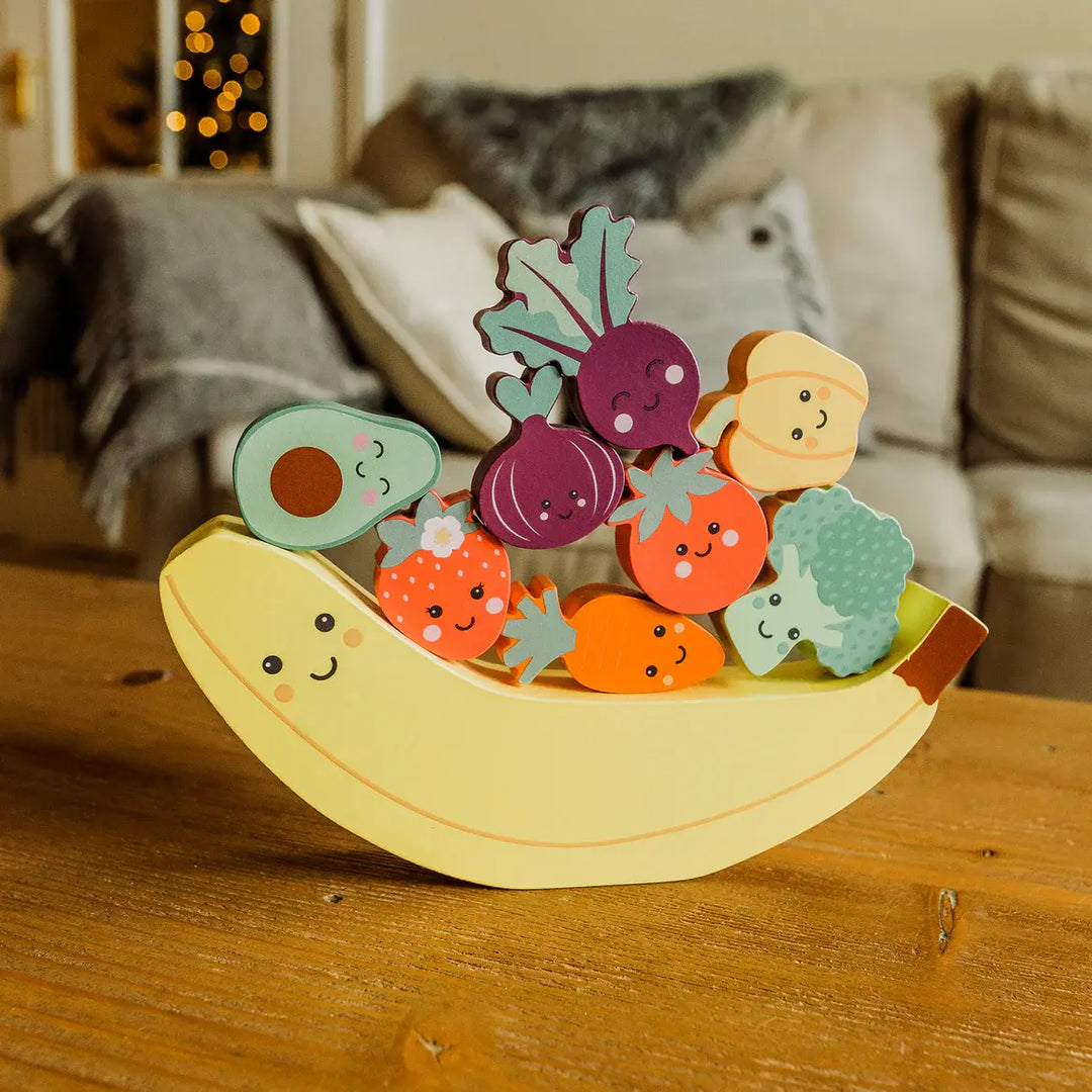 Orange Tree Toys - Jeu d'Équilibre, Légumes et Amis