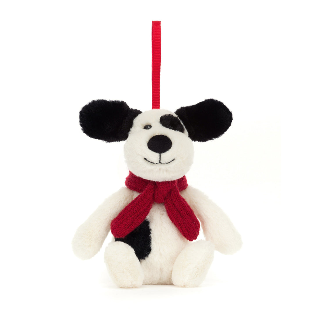 Jellycat - Décoration de Noël, Chiot Bashful 5"