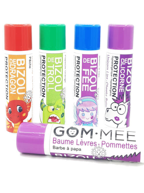 GOM.MEE - Baume Protection pour Lèvres et Pommettes, Bizou de Dragon