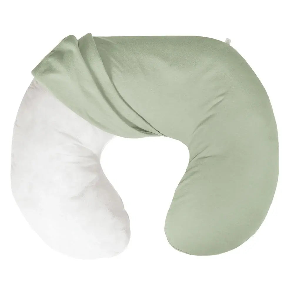 Perlimpinpin - Coussin d'Allaitement en Bambou, Vert Mousse