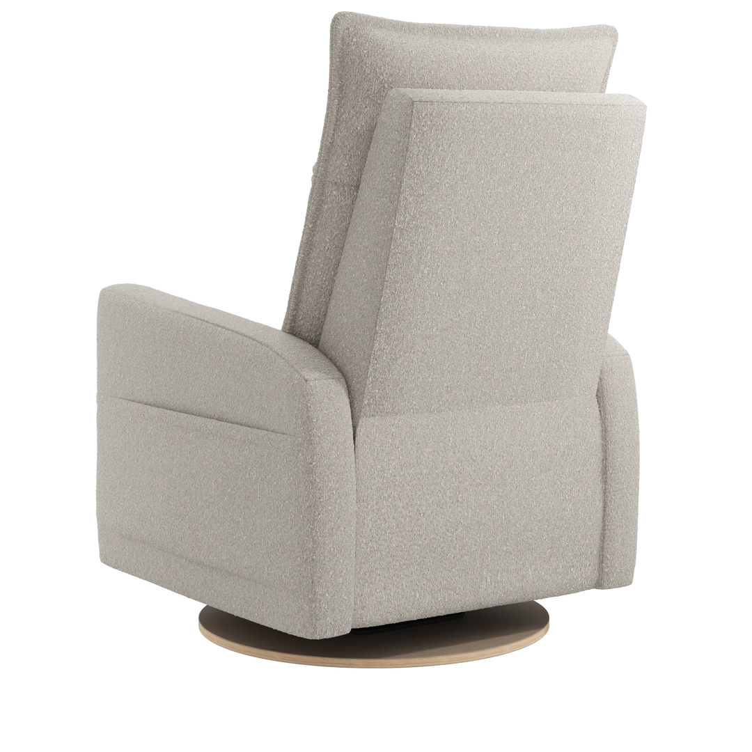 Arya Motorized Reclining Swivel Armchair, Sheep Vanilla