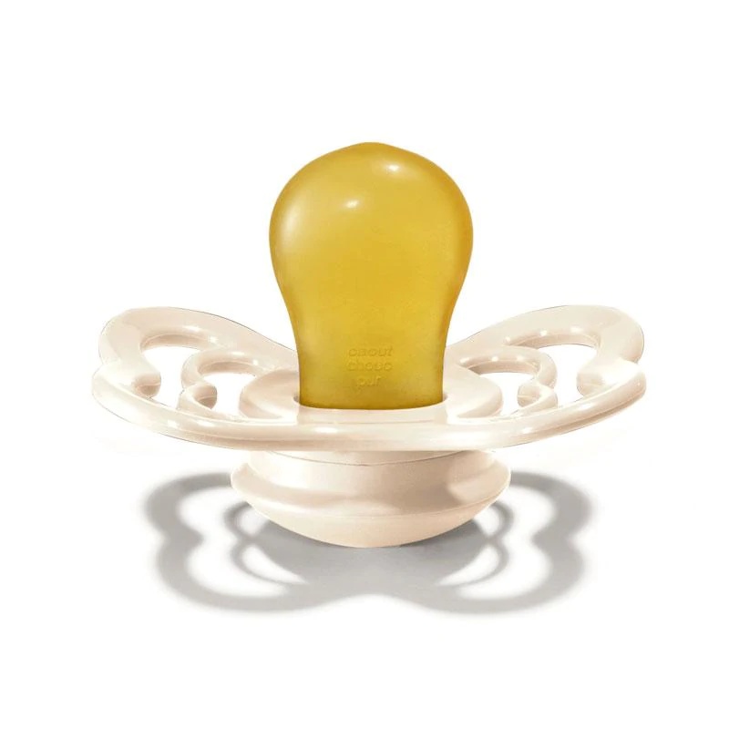 Pack Of 2 Supreme Latex Pacifiers, Ivory