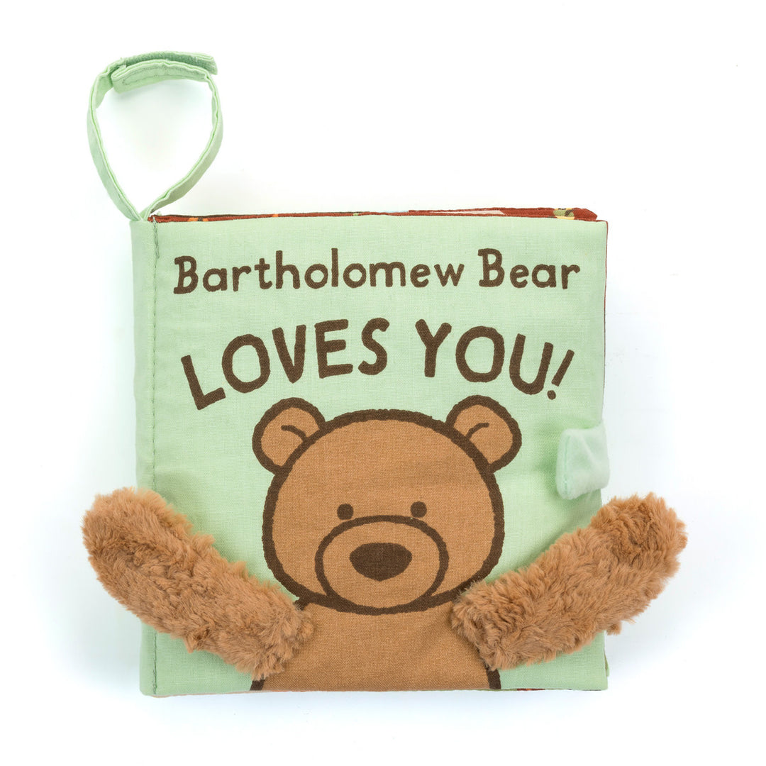 Jellycat - Livre Souple, Bartholomew Bear Loves You