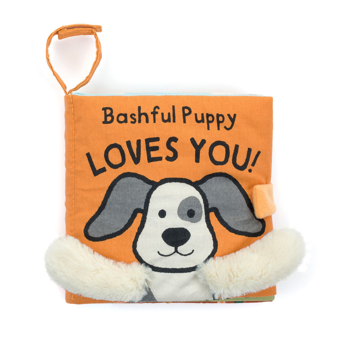 Jellycat - Livre Souple, Bashful Puppy Loves You