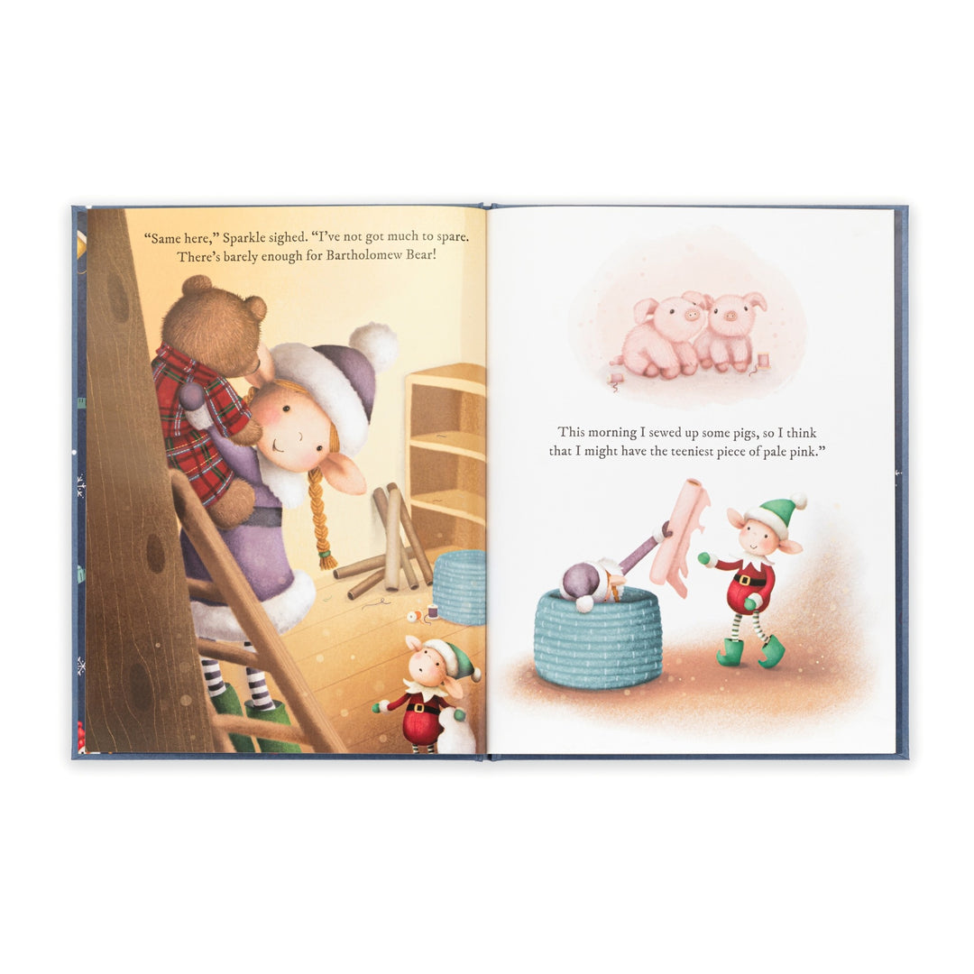 Jellycat - Livre, Eldo Elf and the Patchwork Bashful Bunny, 4 ans et +