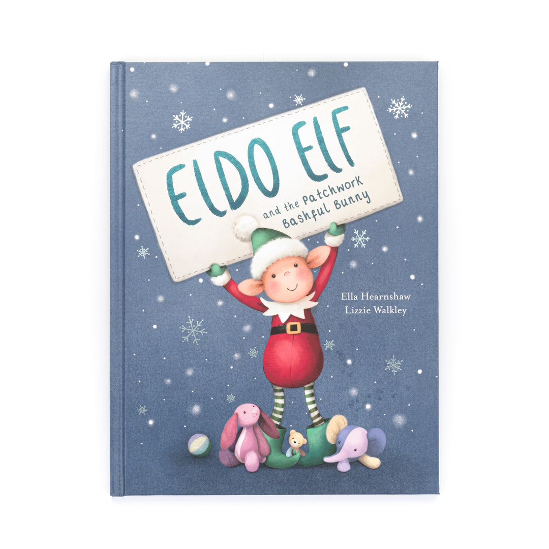 Jellycat - Livre, Eldo Elf and the Patchwork Bashful Bunny, 4 ans et +