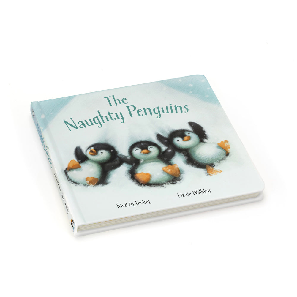 Jellycat - Livre, The Naughty Penguins, 2 ans +