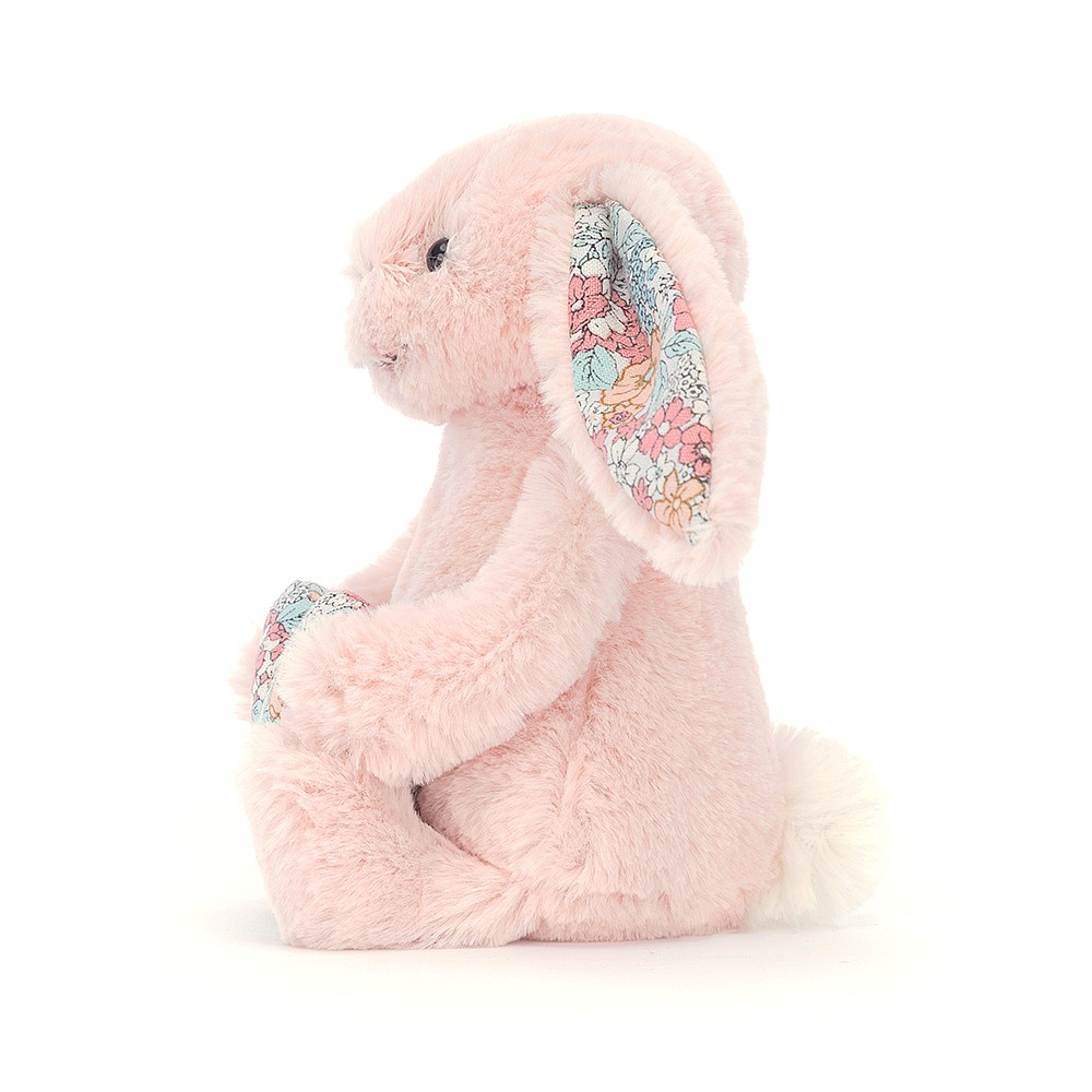 Jellycat - Lapin Fleuri avec Coeur, Blush 6"