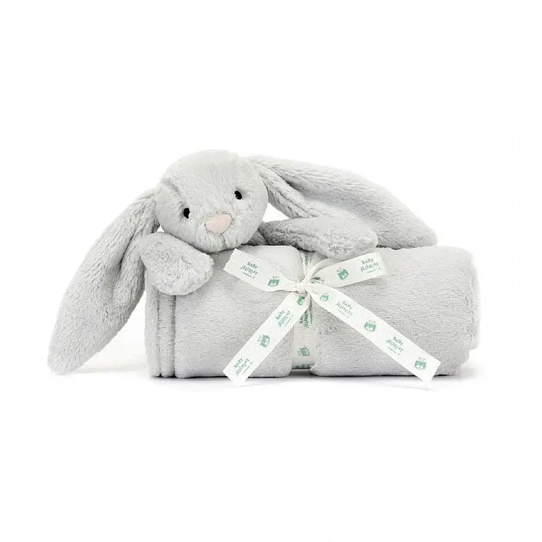 Couverture Peluche, Lapin Bashful Gris